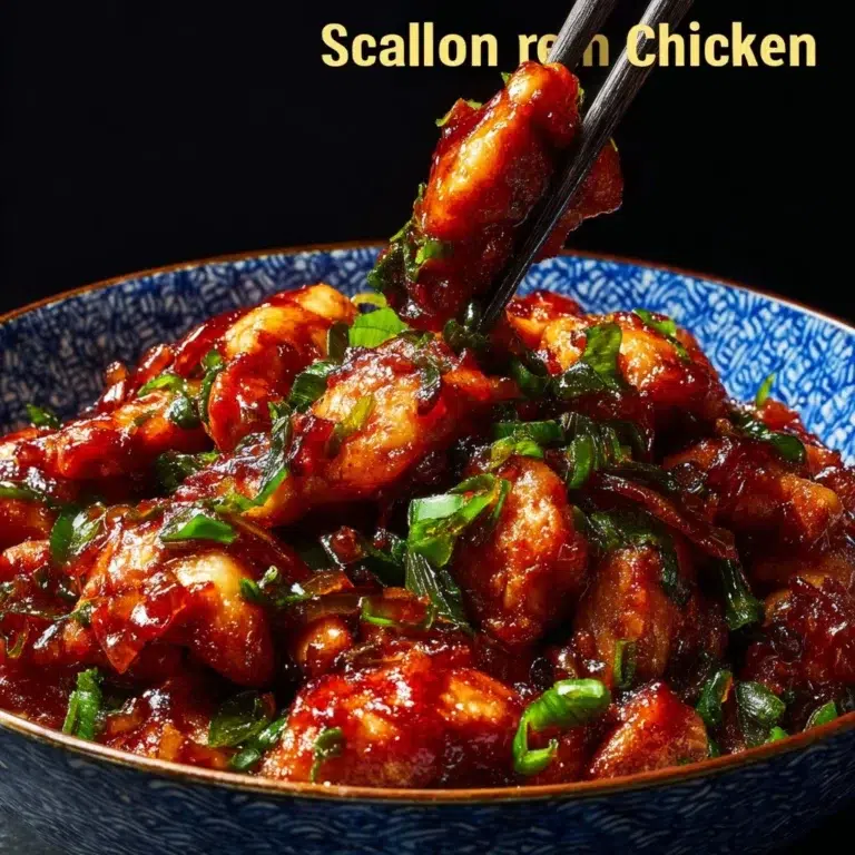 Chinese Scallion Chicken Recipe: Simple and Delicious Dish