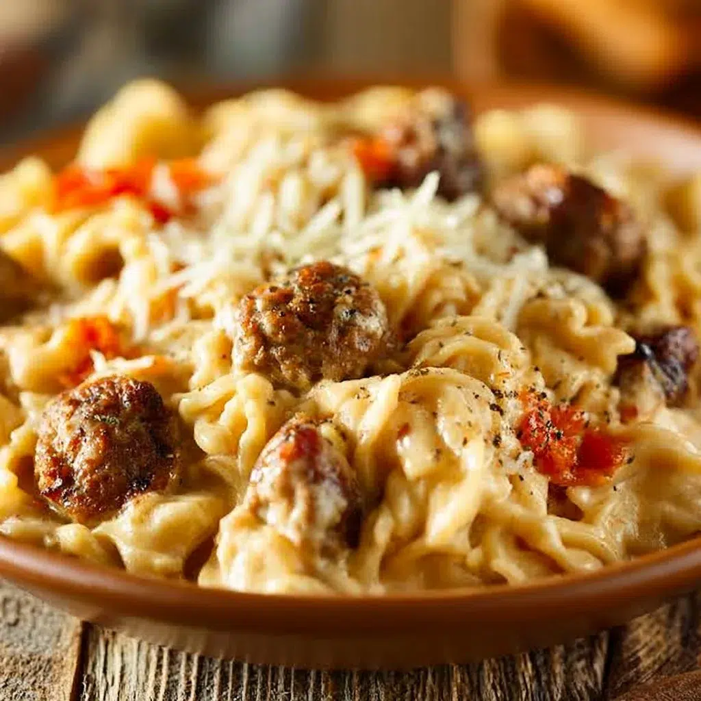 Creamy Cajun Sausage Alfredo