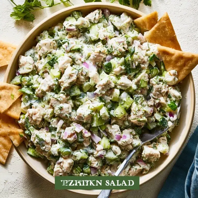 Creamy Tzatziki Chicken Salad – Labor Day Recipe Full of Flavor