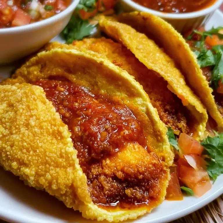 Easy Baked Crispy Chicken Tacos