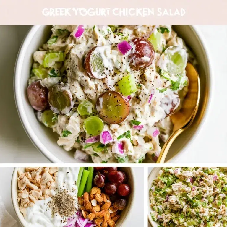 Easy Greek Yogurt Chicken Salad | Healthy Meal Prep