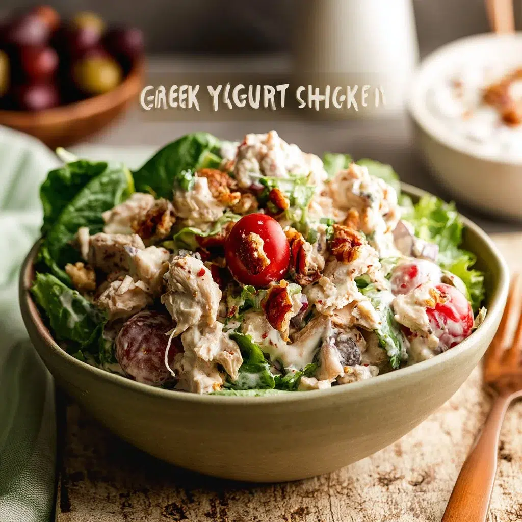 Easy Greek Yogurt Chicken Salad | Healthy Meal Prep