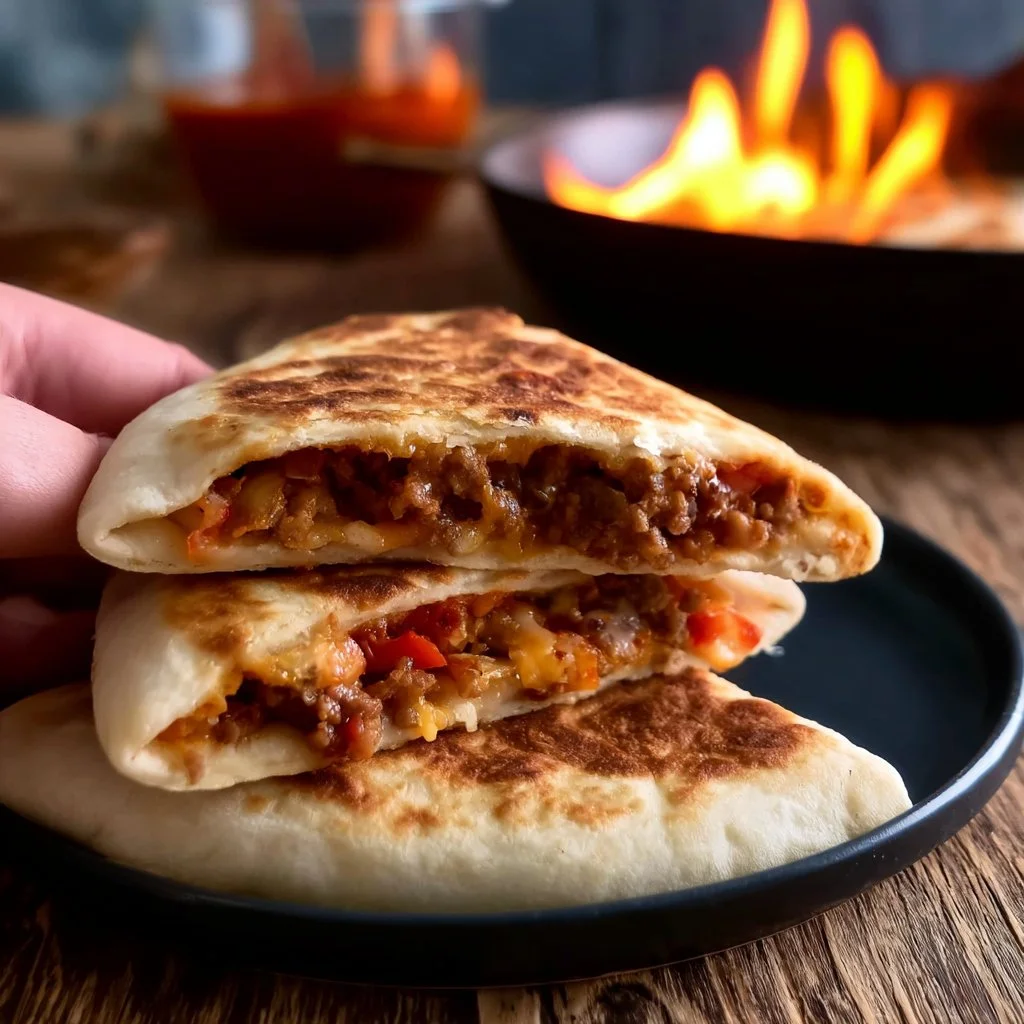 Fajita Bread with Minced Meat