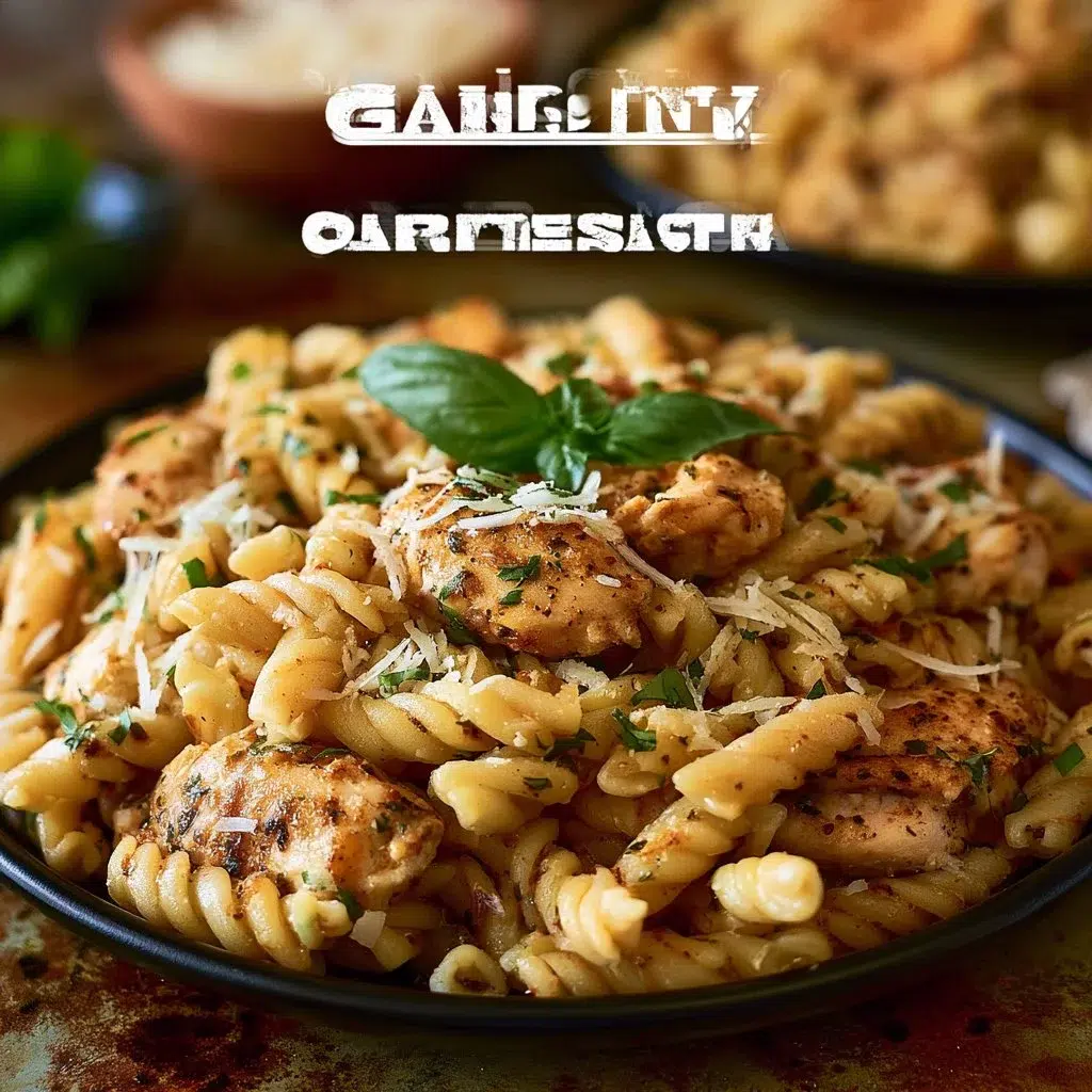 Garlic Parmesan Healthy Chicken Pasta Recipe – Quick and Delicious 8 Garlic Parmesan Healthy Chicken Pasta
