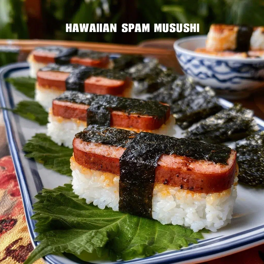 Hawaiian Spam Musubi 7 Hawaiian Spam Musubi