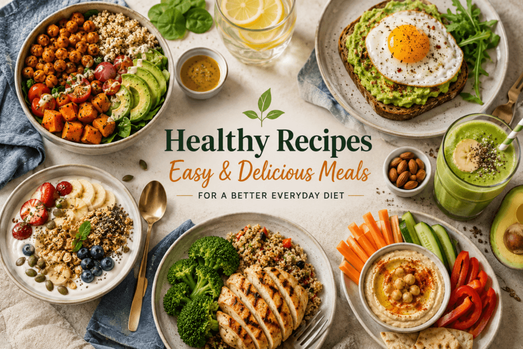 Healthy Recipes Easy Delicious Meals for a Better Everyday Diet
