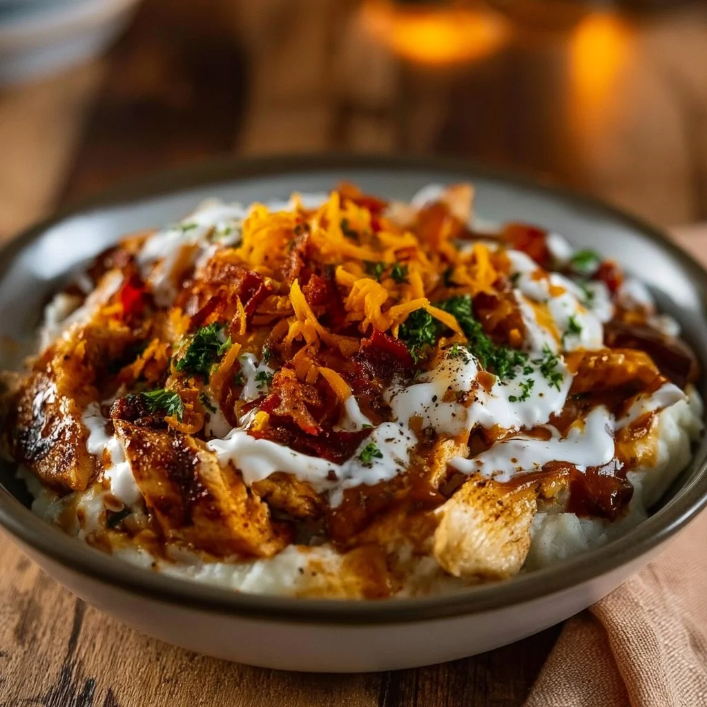 High Protein BBQ Ranch Chicken Bowl With 42g of Protein 8 High Protein BBQ Ranch Chicken Bowl With 42g of Protein