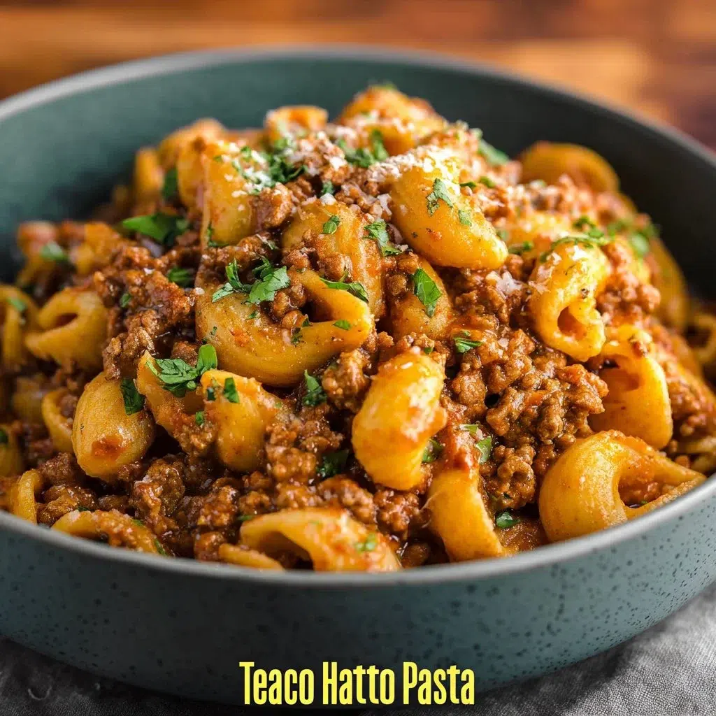 High Protein Taco Pasta