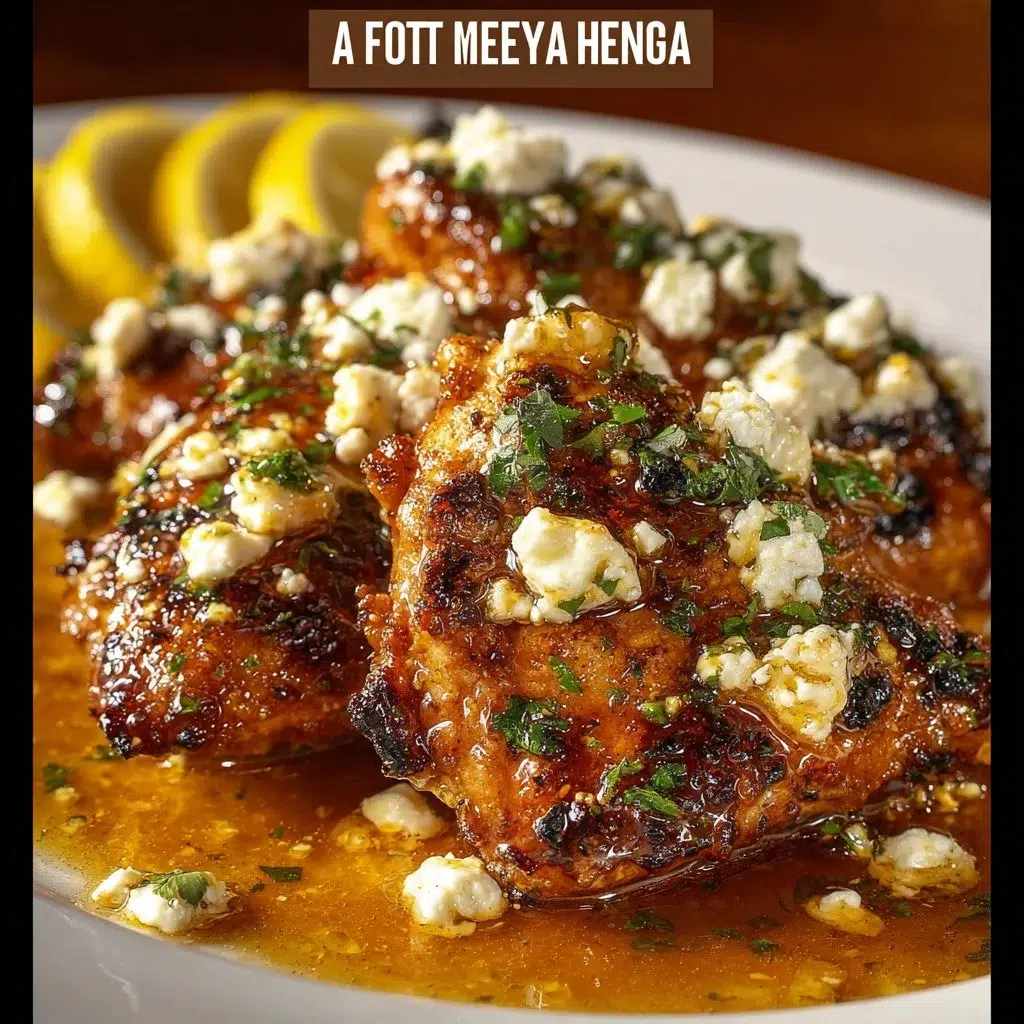Hot Honey Feta Chicken