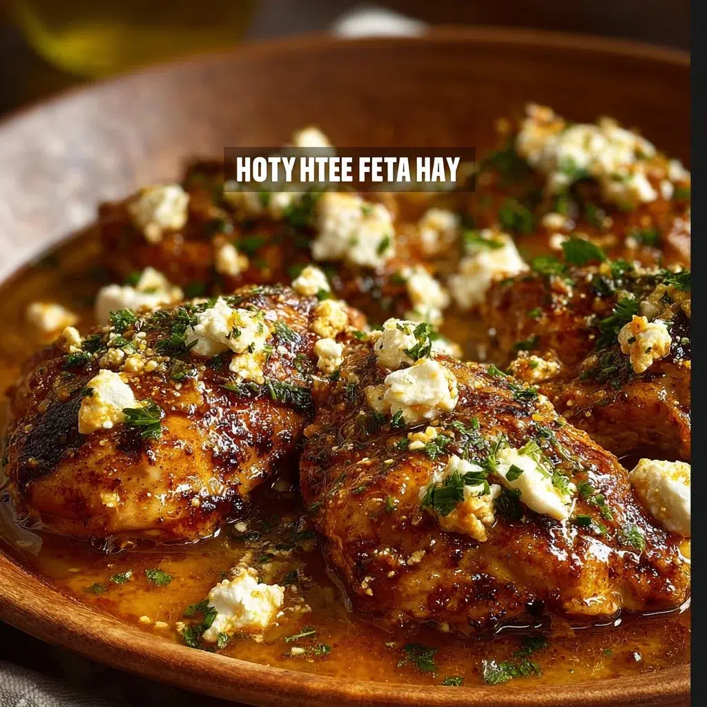 Hot Honey Feta Chicken