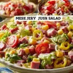 Jersey Mike's Sub in a Tub recipe with fresh ingredients in a bowl