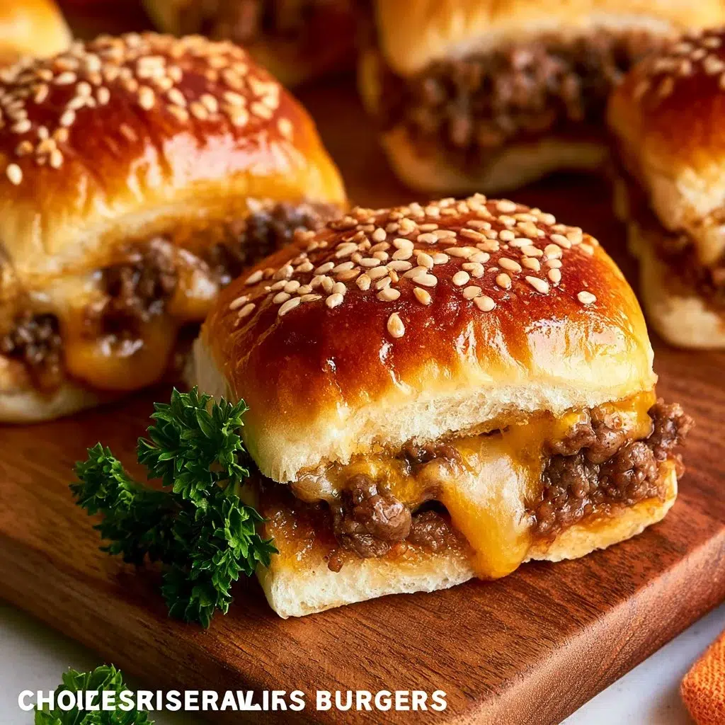 Juicy Cheeseburger Sliders