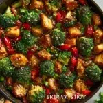 Keto Stir Fry with colorful vegetables and protein in a skillet