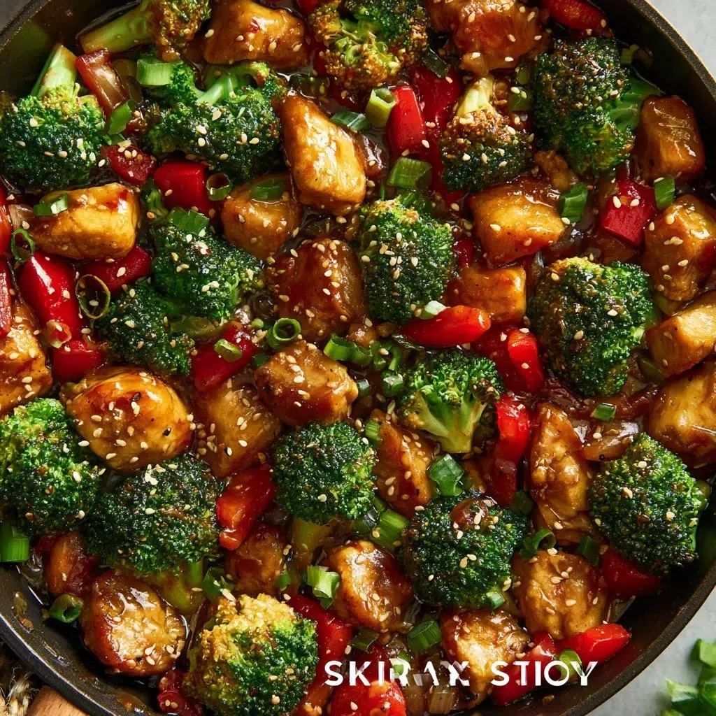 Keto Stir Fry 6 Keto Stir Fry with colorful vegetables and protein in a skillet