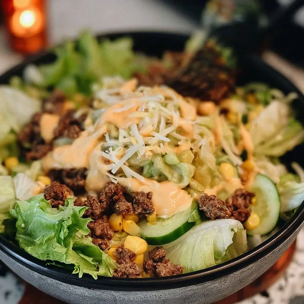 Low Carb Keto Big Mac Salad - Delicious & Easy Recipe 8 Low Carb Keto Big Mac Salad