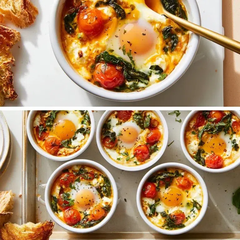 Mediterranean Baked Feta Eggs Recipe: Easy and Delicious Combination