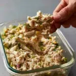 Mexican-inspired chicken salad with fresh vegetables and spicy dressing