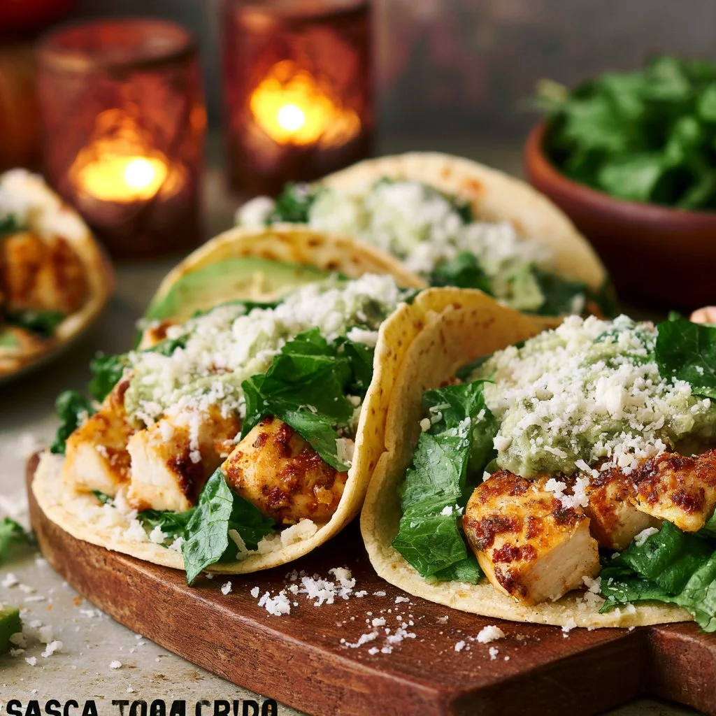 Smash Chicken Caesar Tacos Recipe: Simple and Delicious Meal Idea 10 Smash Chicken Caesar Tacos