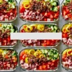 Healthy Sub Bowls inspired by Jersey Mike's Sub In A Tub recipe