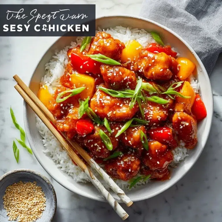Sweet and Sour Pineapple Chicken Recipe: A Flavorful Delight