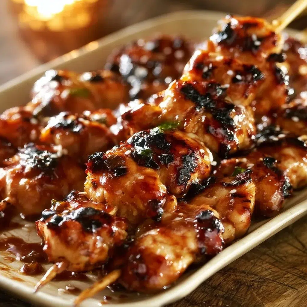 Teriyaki Chicken Skewers: Easy and Delicious Grill Recipe 8 Teriyaki Chicken Skewers