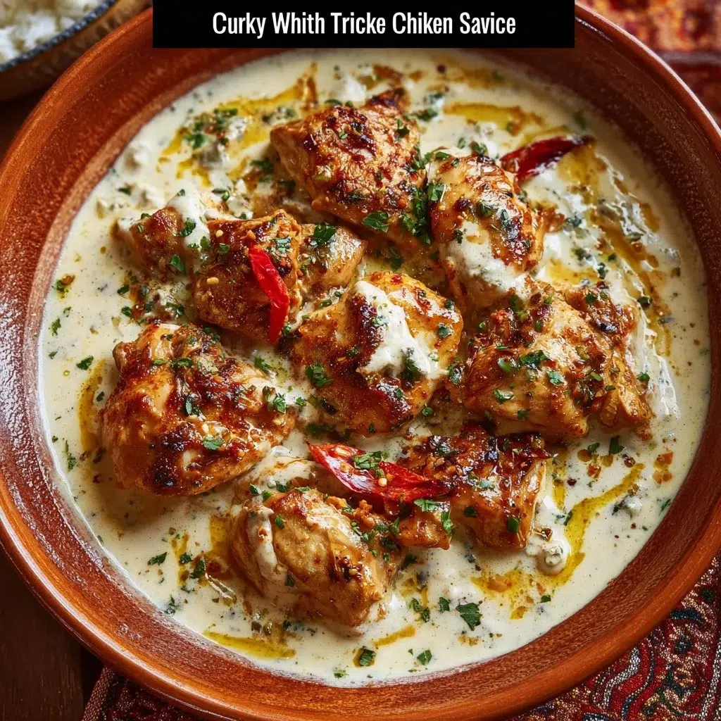 Turkish Chicken with Creamy White Sauce 8 Turkish Chicken with Creamy White Sauce